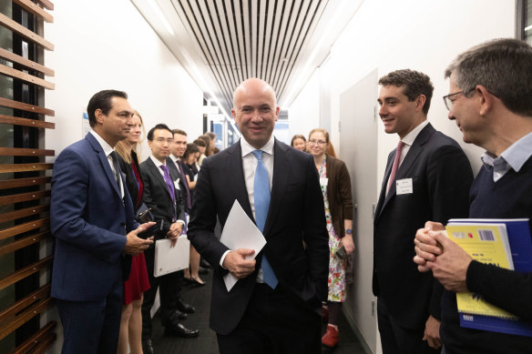 “Career highlight”: Treasurer Matt Kean delivers his first budget.