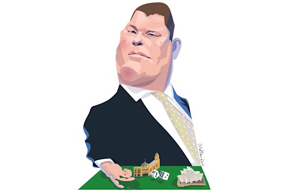 James Packer is rolling the dice on love for the third time.