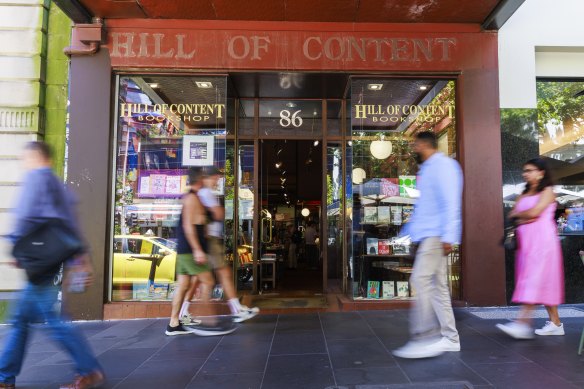 The property that houses the Hill of Content book store is up for sale. 