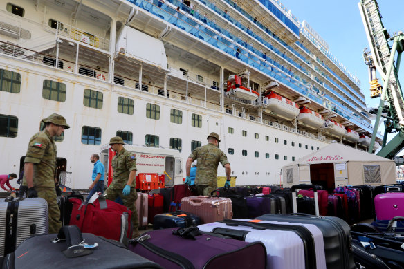 Repatriation time for the Ruby Princess's international crew members.