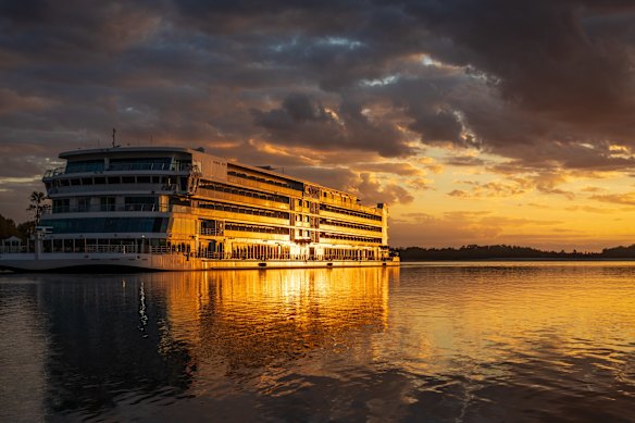 Evening light on the river.