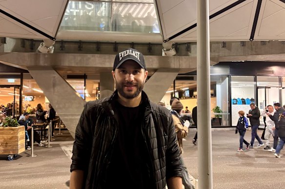 Melbourne Victory supporter Erkan Ozkan.