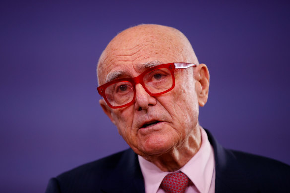 Former mental health royal commissioner Allan Fels