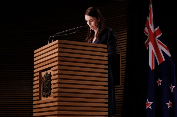 New Zealand Prime Minister Jacinda Ardern.