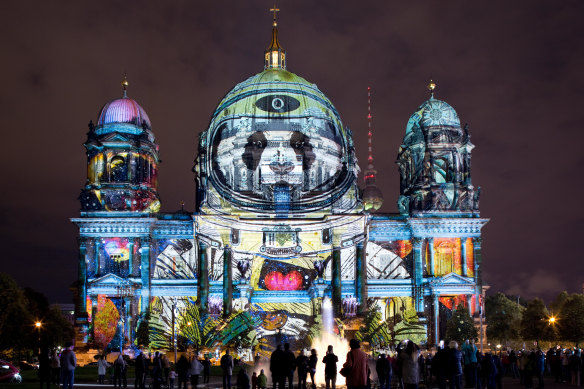 The Festival of Lights brightens up Berlin in October.