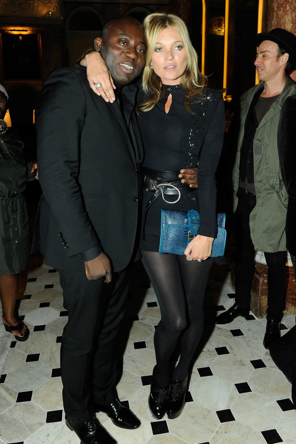 Enninful with Kate Moss in 2013.