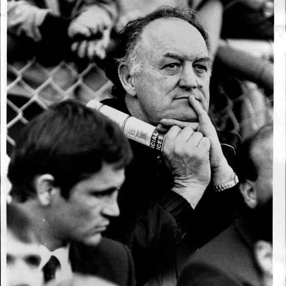 Keith Barnes watches the Tigers from the stands in 1987.