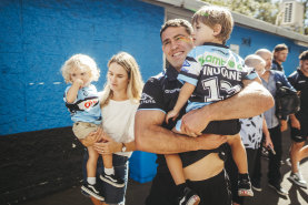 Dale Finucane announced his medical retirement from NRL at Shark Park on Tuesday