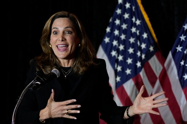 Rep. Maria Elvira Salazar is seeking to distance herself from Donald Trump.
