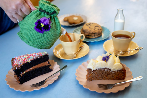 Afternoon tea to share among friends.