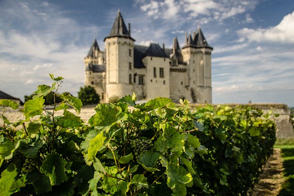 Château de Saumur, a historic castle in the heart of wine country.