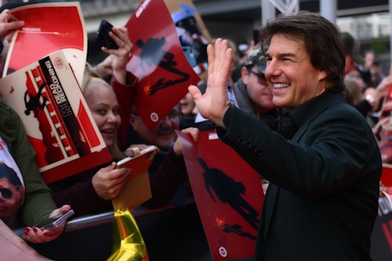 Cruise hitting the publicity trail hard at the premiere of his latest Mission Impossible film in Sydney.