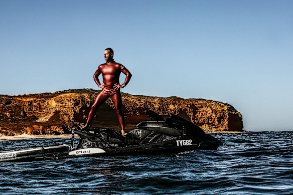 Anthony “Ant” Williams on Victoria’s Surf Coast, where he lives and free-dives recreationally.