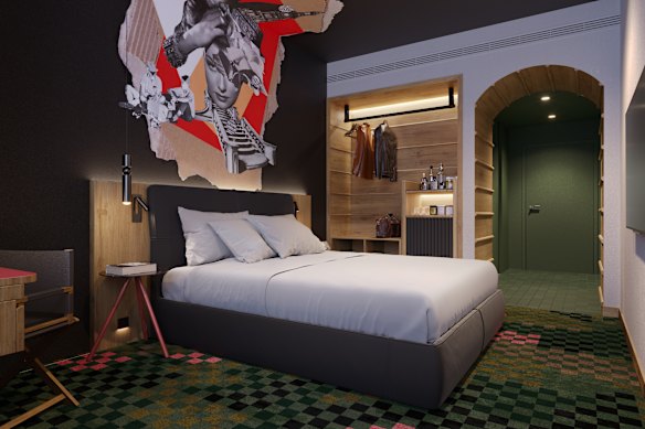 Inside the 25hours Hotel The Olympia in Paddington.