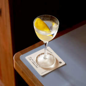 Gin martini.