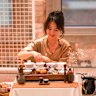 Tea pouring ceremony at Altitude Tea, Waterloo.