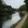 A path along the River Ill in Strasbourg, France, where Marie-Helene Brice said Christian Negre brought her during a job interview.