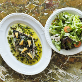 John Dory with sauce Grenobloise.