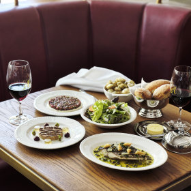 Assorted dishes.