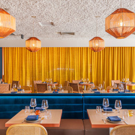 The dining room at Nico.
