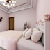 Light colours make small rooms feel more spacious by reflecting light.