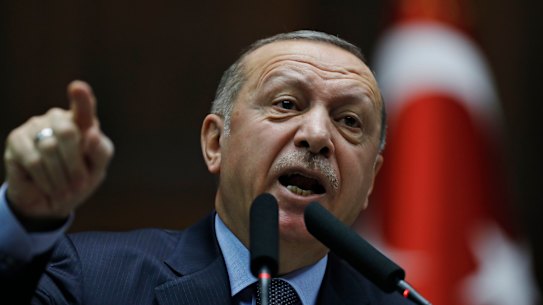 Turkey's President Recep Tayyip Erdogan 