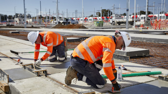 Cost blowouts on infrastructure, such as the Parramatta light rail, have driven state budgets into the red.