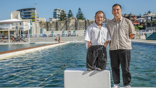 Caleb Mills (left) and James Chapman. “Even though Chappo faced much bigger physical hurdles, he got what I was going through,” says Mills.