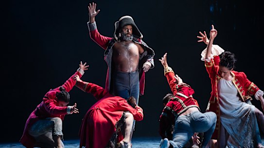 Dancers in Firestarter - The Story of Bangarra.