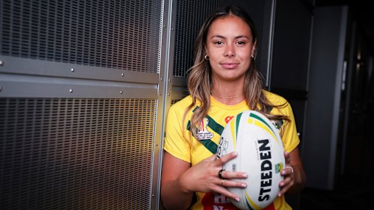 Taliah Fuiamono is on the verge of making her debut for Australia at the World Cup.