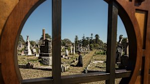 Space is at a premium at Rookwood Cemetery. 