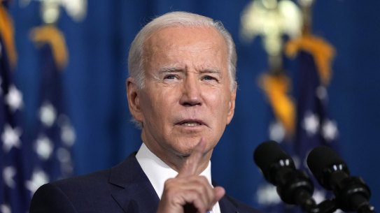 US President Joe Biden speaks about threats to democracy ahead of next week’s midterm elections.