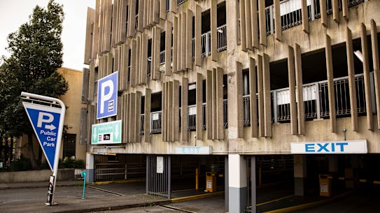 The Cross Street car park in Double Bay, Sydney