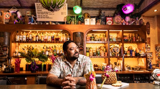Pasan Wijesena, bartender owner operator of Earl’s Juke Joint in Newtown and Jacoby’s Tiki Bar in Enmore, has lost 95 per cent of his revenue since coronavirus lockdown.