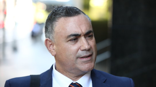 Former NSW deputy premier John Barilaro.