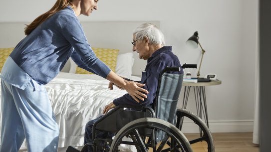 A nurse would be on duty in aged care homes at all times under an amendment to the government’s bill.