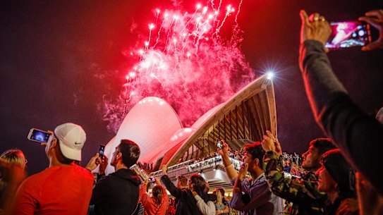 Spectators raised more than $2 million for bushfire relief. 