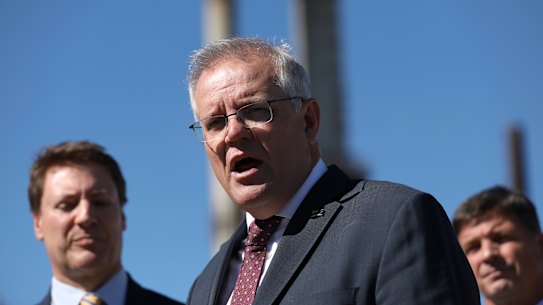 Scott Morrison on Monday.