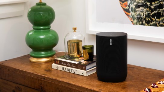 Sonos Radio is avalable on all Sonos devices, such as the portable Move pictured here.