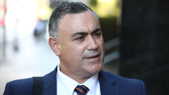Former NSW deputy premier John Barilaro.