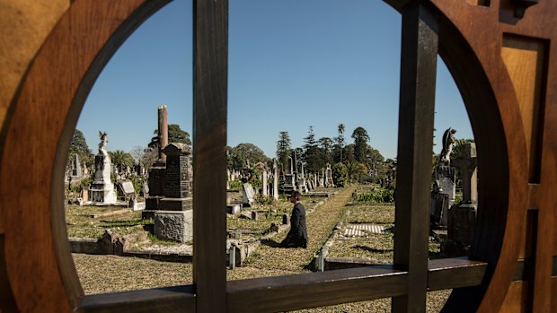 Space is at a premium at Rookwood Cemetery. 