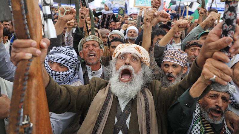 War escalation fears grow as Yemen’s Houthis launch missile ‘barrage’ at Israel