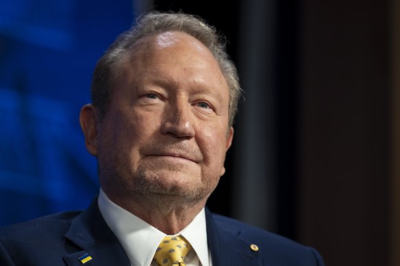 Billionaire Andrew Forrest.
