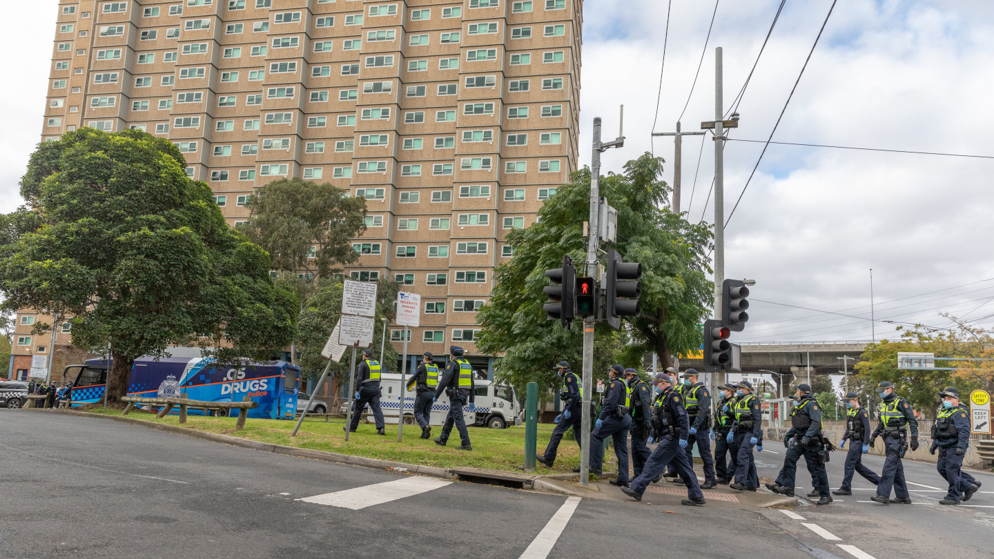 Coronavirus Victoria: Iconic towers a far cry from utopian beginnings