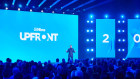 Nine Entertainment CEO Mike Sneesby at the Hordern Pavilion in Sydney at the company’s 2023 upfront.