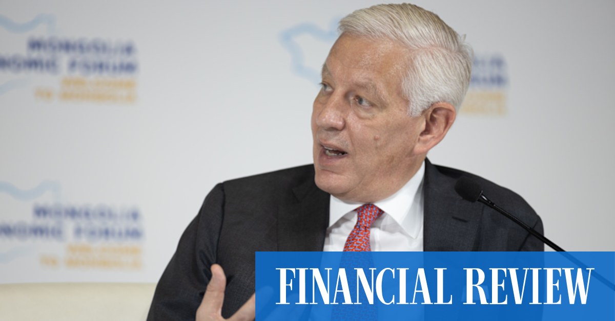 Rio Tinto chairman Dominic Barton talks up copper and Mongolian mine at Oyu Tolgoi - Vimarsana News