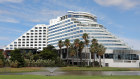 The Crown Perth resort and casino at Burswood in Perth. 