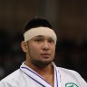 Kayhan Takagi in 2015 at the All Japan Judo Championships.