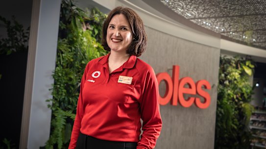 Leah Weckert will take the top job at Coles from May. 