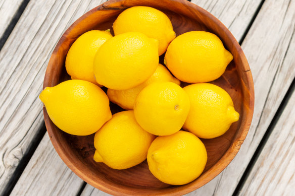 Lemons look pretty when stored in a bowl, but they last longer in the fridge.